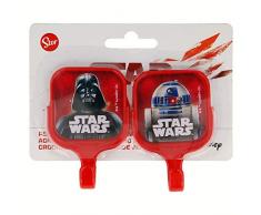 Star Wars Lot de 2 cintres carrés Auto-adhésifs 5 x 8 cm Couleur (Stor st-15014)