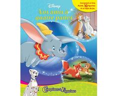 Phidal- Disney Nos Amis à Quatre Pattes Comptines et Figurines, 2019, Version Française