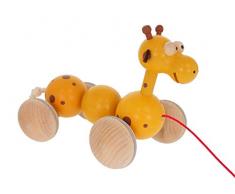 ABAfactory 68109 à Tirer Girafe Jiggling Jouets en Bois