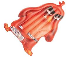 Happy People 16252 – Angry Birds Matelas Gonflable, Jouets, Rouge