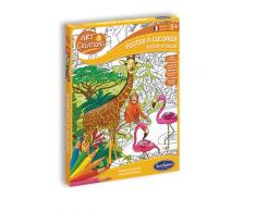 Sentosphere Poster à colorier Savane