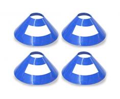 Jamara 460526 Traffic VE4 Assiette de marquage empilable en Plastique Robuste et Facile à Transporter Bleu