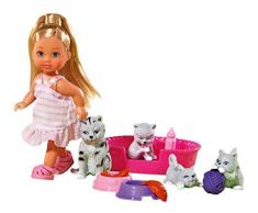 Simba - 105734191 - Poupée pour Enfant - Evi Love Amie Animaux - Modèle Aléatoire