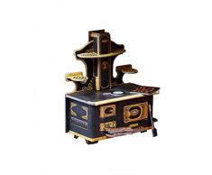 Keranova keranova349 Clever Papier Maison de poupée et Meubles de Cuisine Collection Poêle Puzzle 3D (24 pièces)