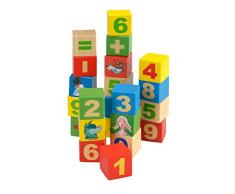 Beluga Jouets 61011 Tabaluga Cubes en Bois Chiffres