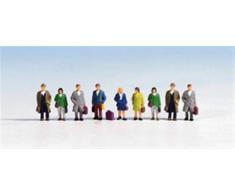 Noch - 36220 - Modélisme Ferroviaire - Voyageurs - 9 Figurines