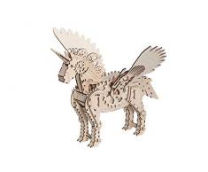 Gigamic- Licorne Maquette 3D Mobile en Bois, PWLI,