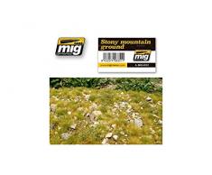 AMMO munitions Mig-8351 Stony Mountain Herbe Tapis de Sol, Multicolore