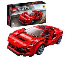 LEGO Le racer Speed ​​Champions Ferrari F8 Tributo avec figurine de conducteur, Sets de construction de voitures de course, 105 pièces, 76895