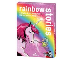 Moses 100071 Rainbow Black Stories Junior Lot de 50 fourchettes à apéritif de Magie pour enfants de 8 ans Multicolore - version allemande