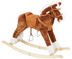 Heunec Classique 727571 Grand Cheval à Bascule avec Effets sonores