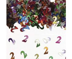 Folat Confettis de Table Motif Nombre