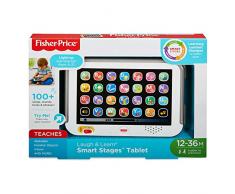 Fisher-Price CDG33 Tablette Smart Stages Rire et Apprendre Bébé Electronique Tablette Jouet Educatif pour 1 an