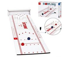 Dal Negro 8001097539710 Mini Bowling Table de Jeux Sportifs, Multicolore