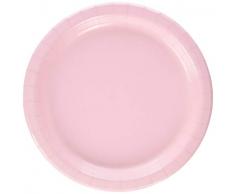 Creative Convertting 8C533274 Assiette 17 cm Rose Pastel