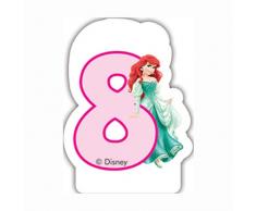 Disney Princesse et Animaux Bougie danniversaire 8e