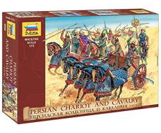 Zvezda - Z8008 - Maquette - Cavalerie Perse et Chariots - Echelle 1:72