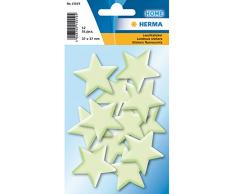 HERMA réfléchissant Stickers, Permanent Tenir, 5 Fluorescent Stickers par lot