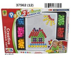 RAMA TRITTON 37562 Parure de lit en mosaïque avec 192 Broches Multicolores