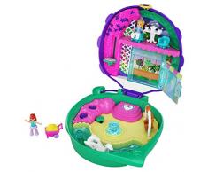 Polly Pocket Coffret Univers Le Jardin aux Coccinelles avec mini-figurines Polly et Lila, autocollants et surprises, jouet enfant, édition 2020, GKJ48