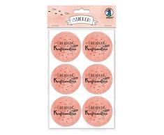 Ursus 59510002F Lot de 24 Autocollants pour Invitation à ma Confirmation Diamètre env. 4,8 cm Corail