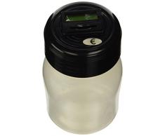 Out of the blue- Tirelire en matière Plastique avec Compteur & Affichage, 69/1227, argenté, env. 17 x 11 cm