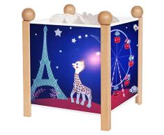 Trousselier – 4365 Go Lanterne Magique Sophie la Girafe 12 V Paris Nuit Lampe