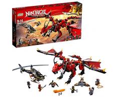 LEGO-Le Dragon Firstbourne, Ninjago 6 Figurines Jeu pour Enfant 9 Ans et Plus Construction, 70653, Multicolore