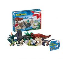 Schleich Dinosaurs Playset Calendrier de l’Avent Dinosaures 2019, 97982, Multicolore