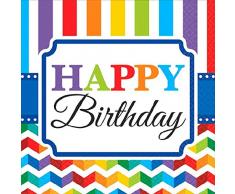 Amscan International 1 273 721,1 cm Lumineux Anniversaire Serviette de Table