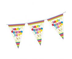 Susy Card 40012162 – Guirlande Happy Birthday, 4 mètres.