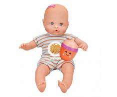 Nenuco Poupée avec hochet, biberon et Pyjama (Famosa 700012087) Orange