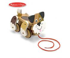 Melissa & Doug - 13028 - Jouet de Premier Age - Jouet à Tirer - Chiot Enjoue