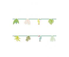 Procos 90564 Guirlande Tucan Papier Vert