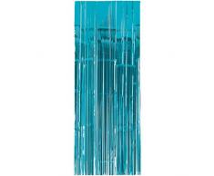 Amscan International 24200–54 91 cm X 2.43 m Bleu Caraïbes Rideau de Porte