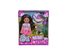 Simba - 105733272002 - Evi Love - Poupée Enfant-Holiday Amis + Accessoires