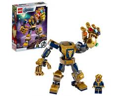 LEGO Super-Héros Marvel Avengers, Le robot de Thanos, Set de jeu, Figurine de bataille, Set Junior pour enfants de 6 ans et plus, 109 pièces, 76141