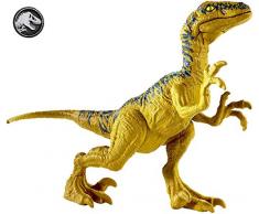 Jurassic World Attaque Velociraptor, figurine dinosaure articulé, jouet pour enfant, GCR46