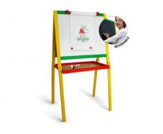 JeuJura - 8777 - Jouet en bois - Grand tableau dessin en bois