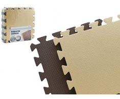 A&R AR Tapis Puzzle 9 pièces 288 x 288 cm, Multicolore (39146