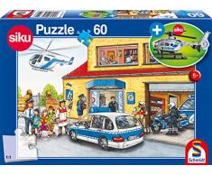 Schmidt Spiele 56351 Jeu de 60 hélicoptères pour Enfant avec hélicoptère Siku Multicolore