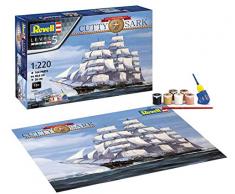 Revell 05430 Coffret Cadeau Maquette du Cutty Sark 150e Anniversaire, échelle : 1/72, Multicolore