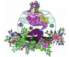 GMMH Peinture par numéro Housse de Coussin/Kit Complet Toile selbstgestalteter Housse de Coussin (9)