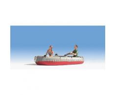 Noch - 37815 - Modélisme Ferroviaire - Canot Pneumatique Avec Figurine, Non Flottable