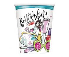 Unique Party 72516 255,1 gram Spa fête papier Tasses, Lot de 8