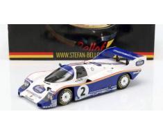 Minichamps- Voiture Miniature de Collection, 153846702, Bleu/Blanc
