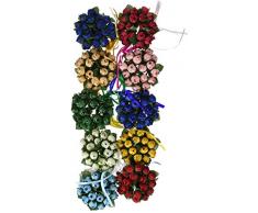 Givi Italia 51701 40 guirlandes Fleurs pour bougie, Multicolore, 9/11 cm