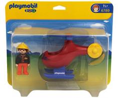 Playmobil - 6789 - Figurine - Pompier Avec Hélicoptère