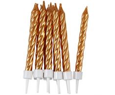 amscan 9900815 Spirale Bougies avec Support