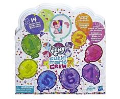 My Little Pony – Coffret de 8 figurines Cutie Mark Crew Décompte Confettis Festifs et 14 accessoires surprises - 3,5 cm